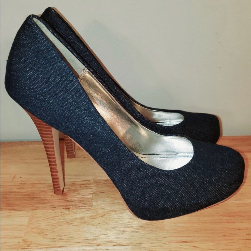Bertini Denim high heels